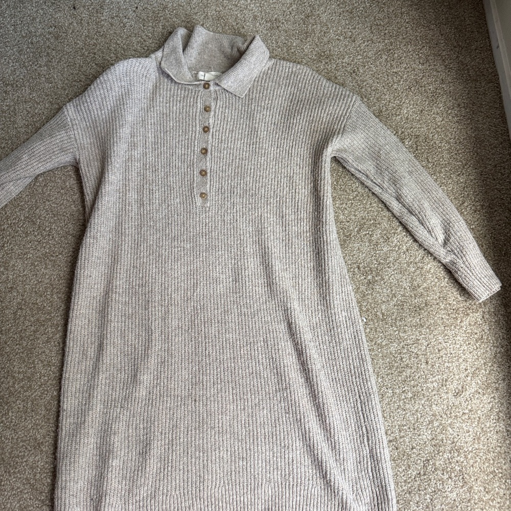 Treasure & Bond Beige Knit Sweater